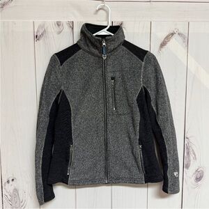 KÜHL Alpenlux Full-Zip Jacket Women’s Medium Heather Gray EUC